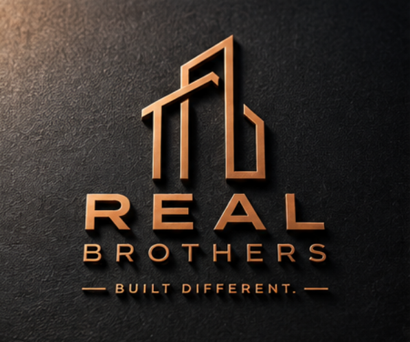 Real Brothers logo wall